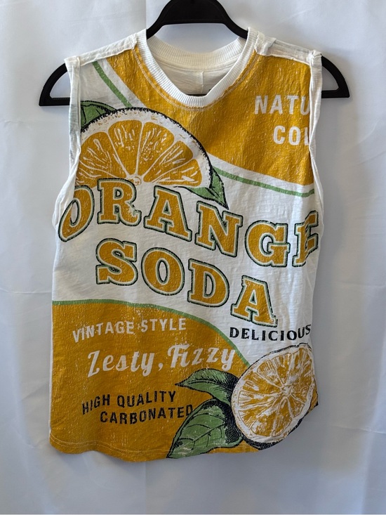 Pilcro Tops - Pilcro Slub Tee in Orange Soda